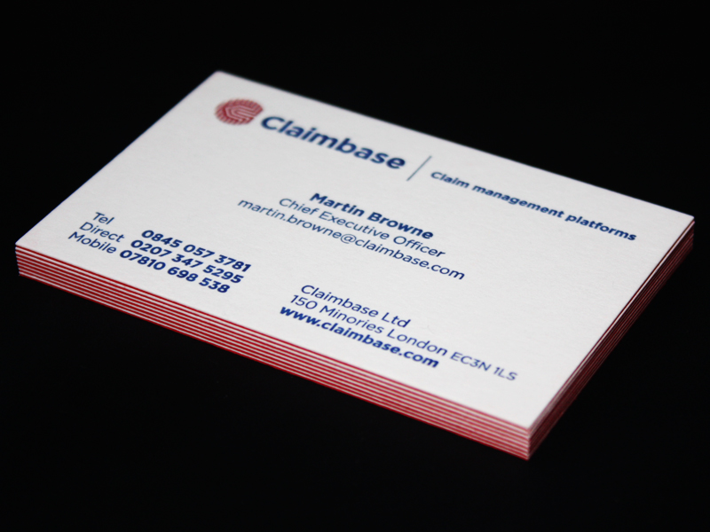 Letterpress business cards